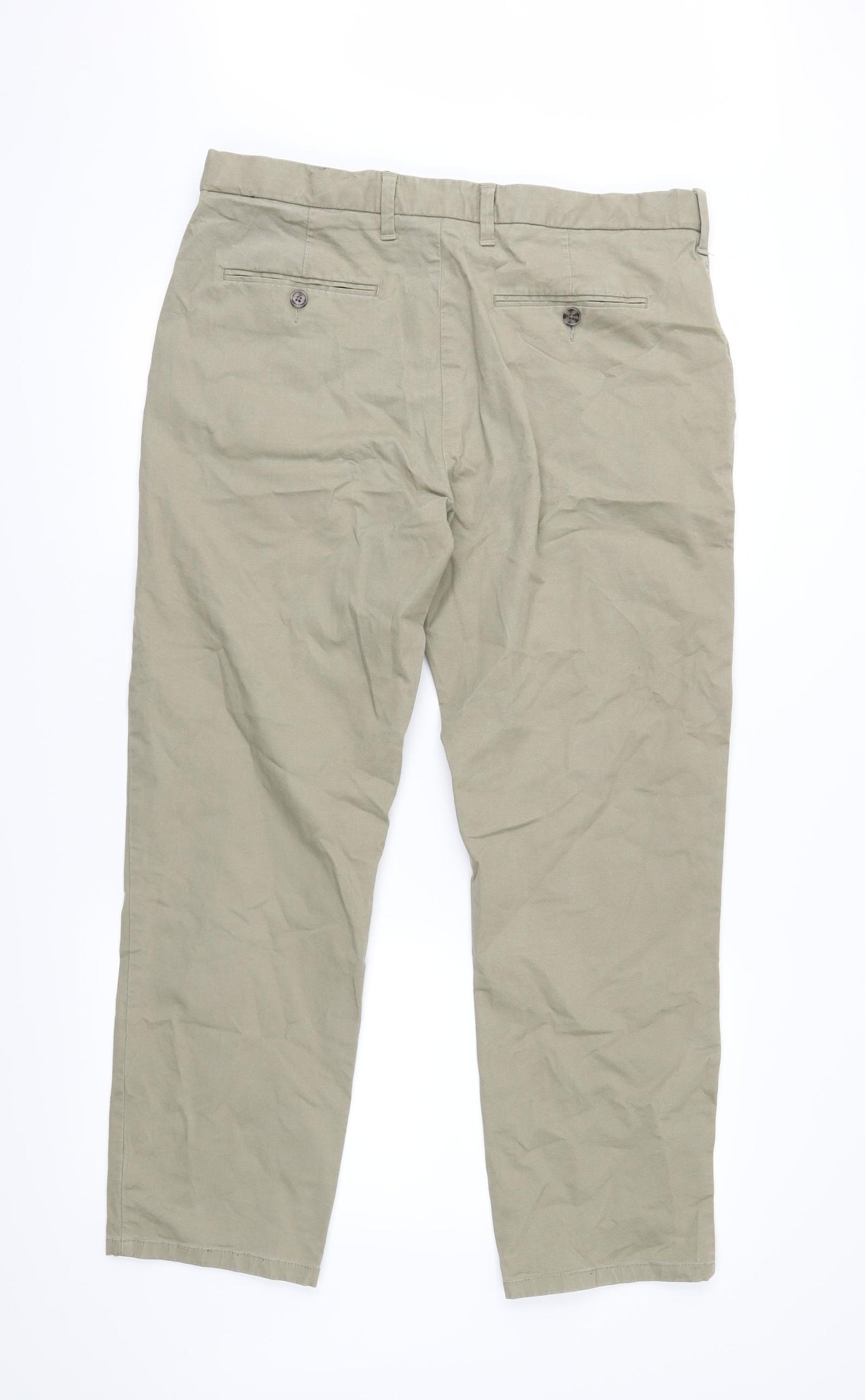 M&S Mens Beige   Trousers  Size 36 in L29 in