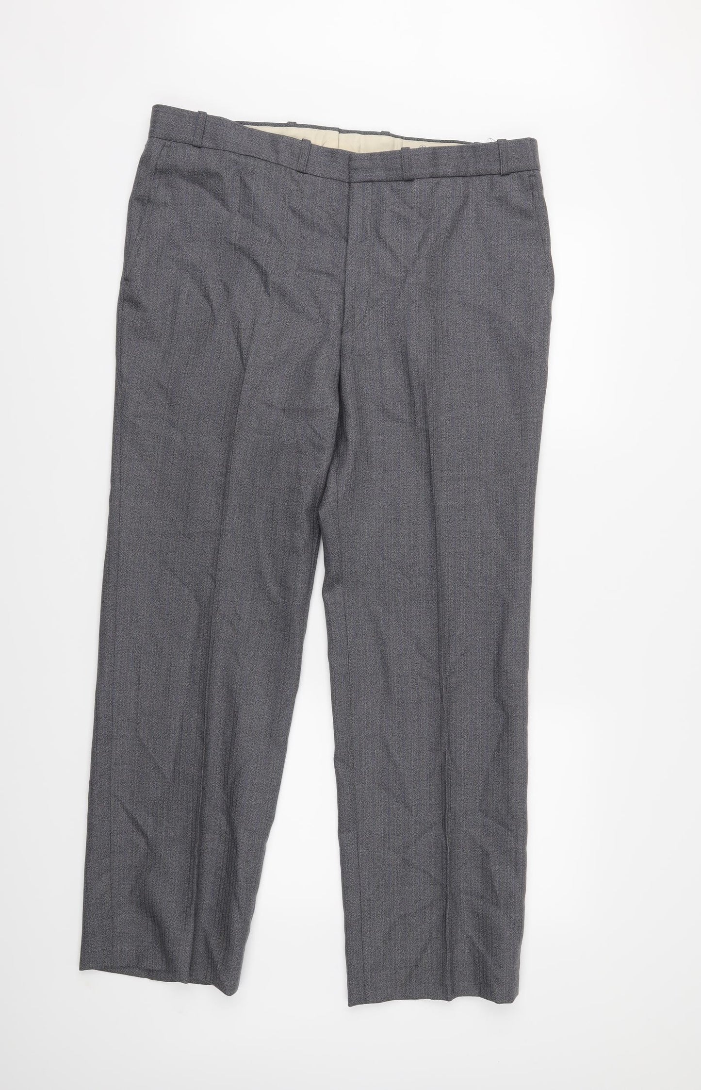 Preworn Mens Grey   Trousers  Size 37 in L31 in