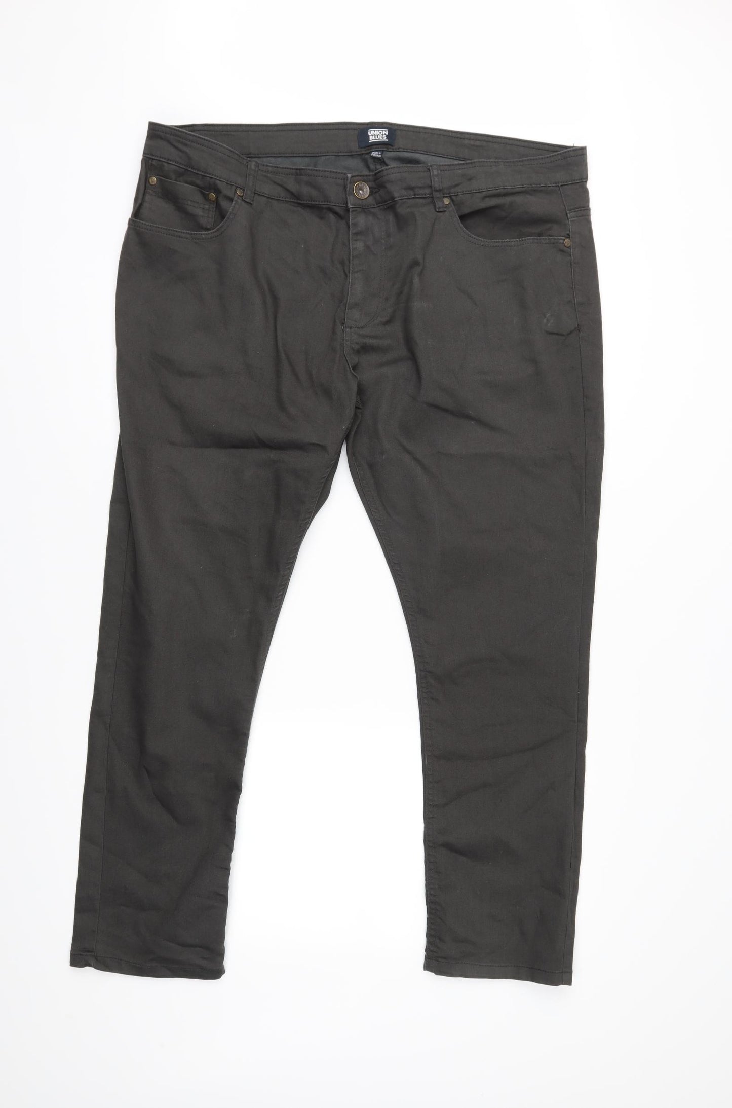 Union Blues Mens Grey   Straight Jeans Size 42 in L28 in