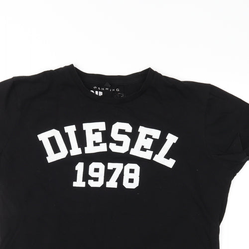 Diesel Mens Black    T-Shirt Size XL