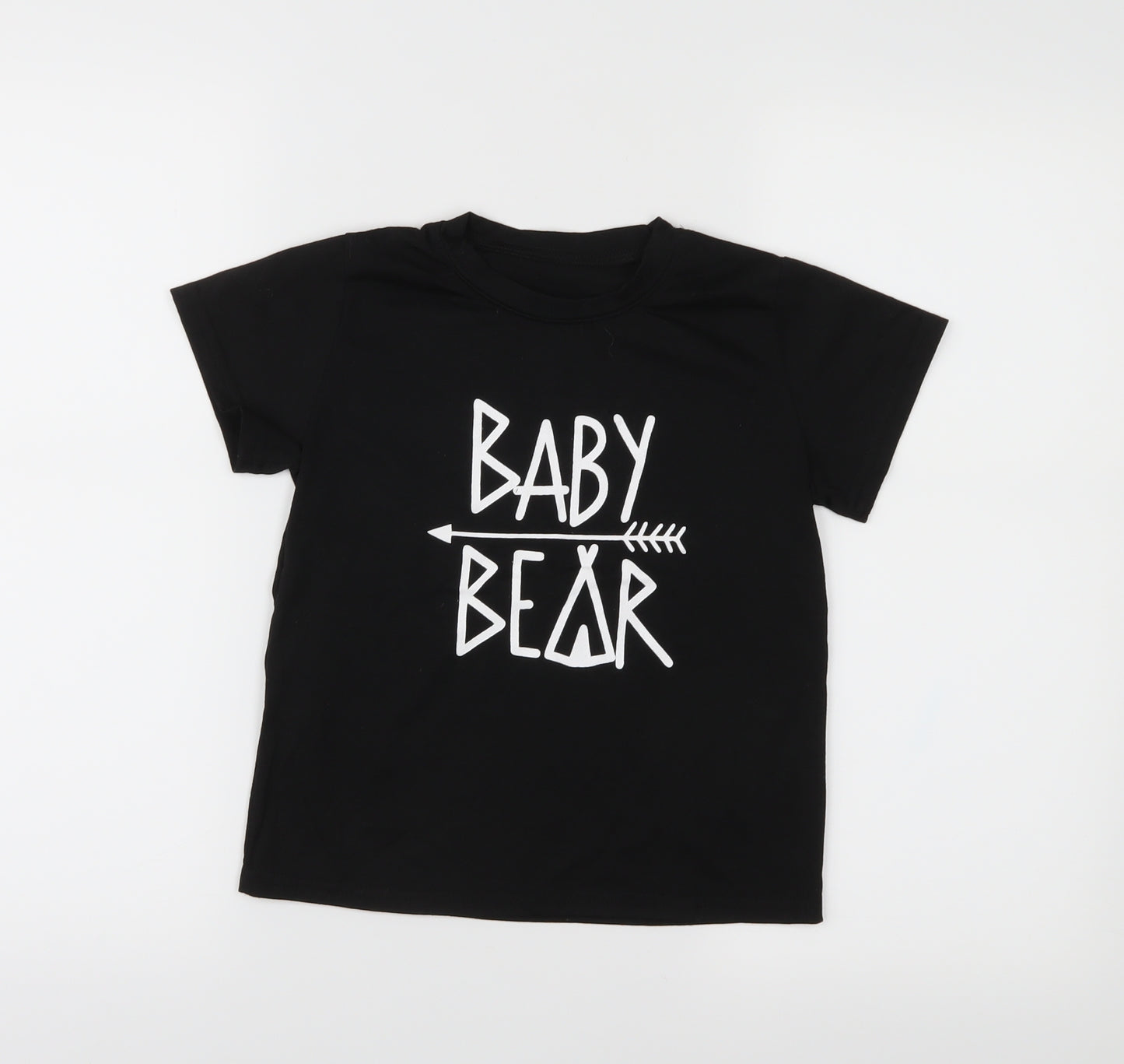 Preworn Boys Black   Basic T-Shirt Size S