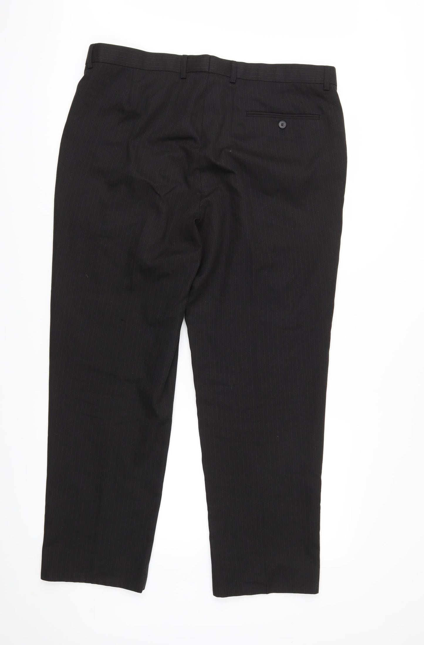 Matalan Mens Black   Trousers  Size 36 in L29 in