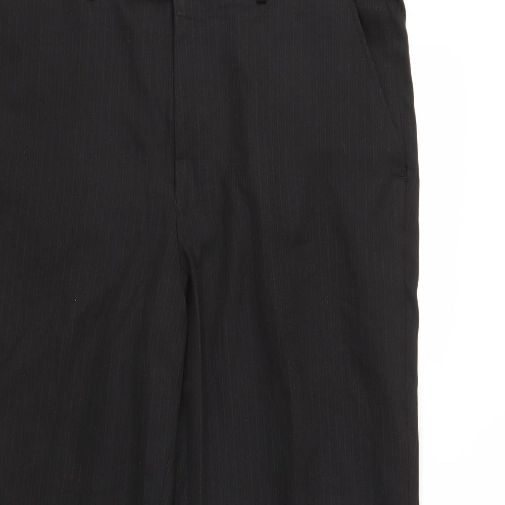 Matalan Mens Black   Trousers  Size 36 in L29 in
