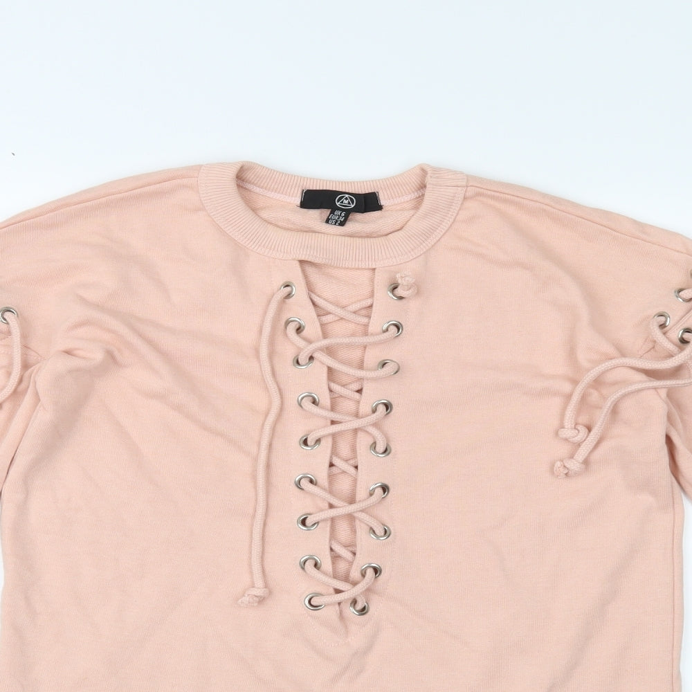 Missguided Womens Pink   Pullover Jumper Size 6