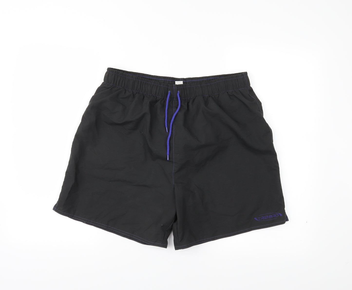 DECATHLON Mens Black   Sweat Shorts Size XL - Swimming