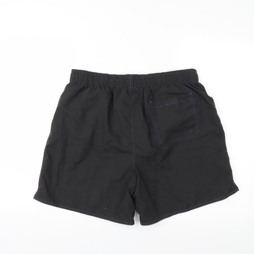 DECATHLON Mens Black   Sweat Shorts Size XL - Swimming