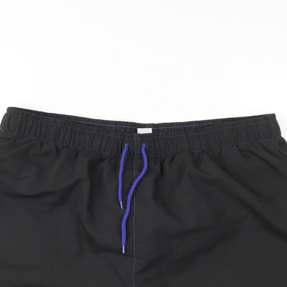 DECATHLON Mens Black   Sweat Shorts Size XL - Swimming