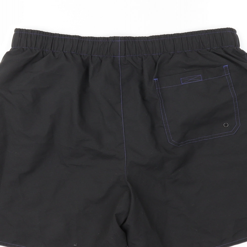 DECATHLON Mens Black   Sweat Shorts Size XL - Swimming