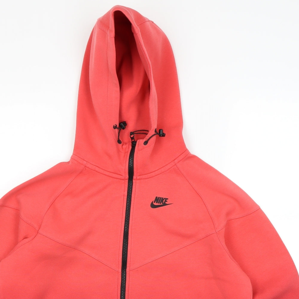 Nike Mens Red   Full Zip Hoodie Size M