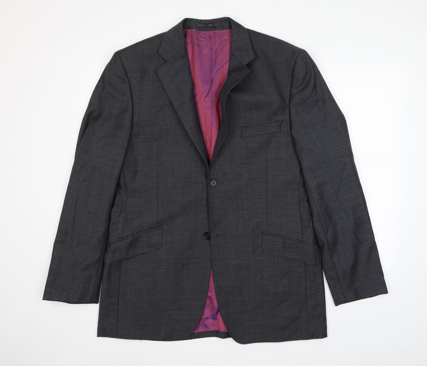 Preworn Mens Grey   Jacket Suit Size L