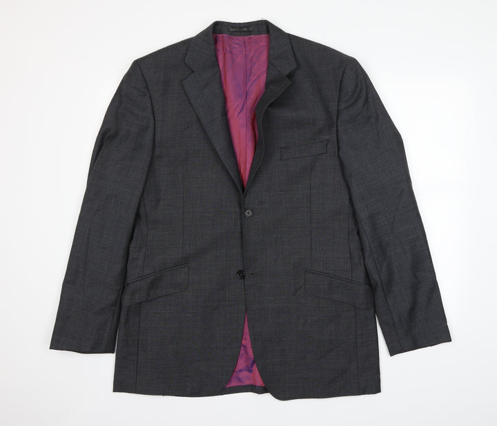 Preworn Mens Grey   Jacket Suit Size L