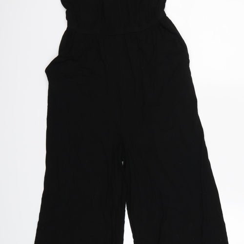 TU Womens Black   Jumpsuit One-Piece Size 10 L14 in