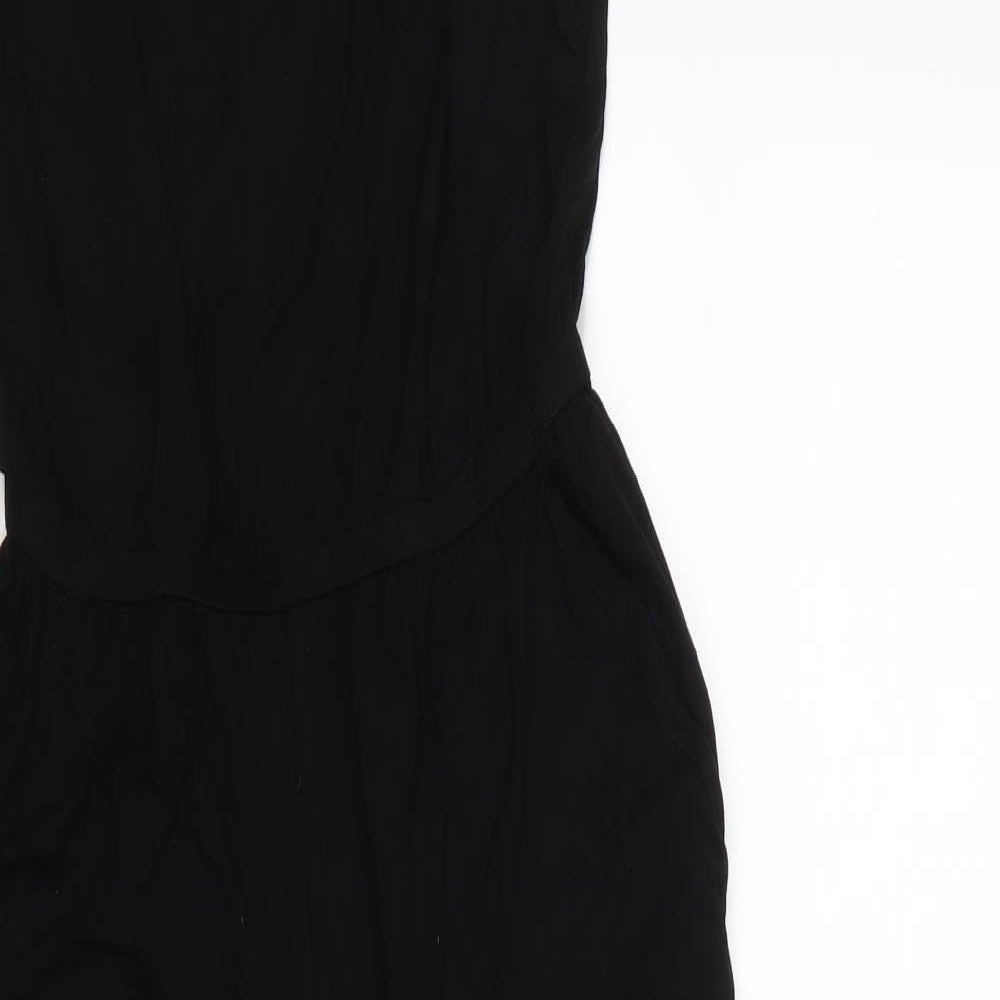 TU Womens Black   Jumpsuit One-Piece Size 10 L14 in