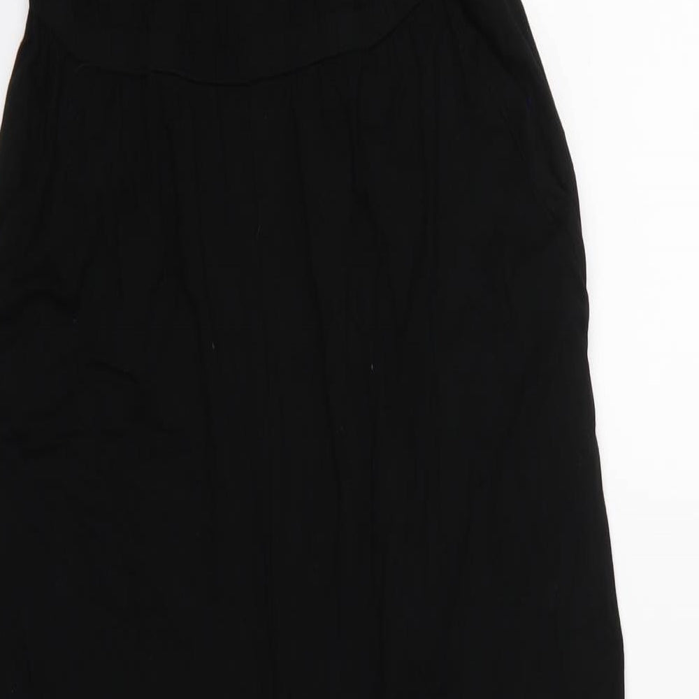 TU Womens Black   Jumpsuit One-Piece Size 10 L14 in