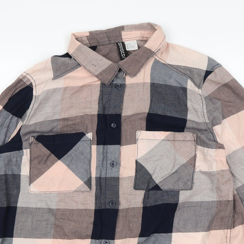 Divided Womens Multicoloured Striped  Basic Button-Up Size 6