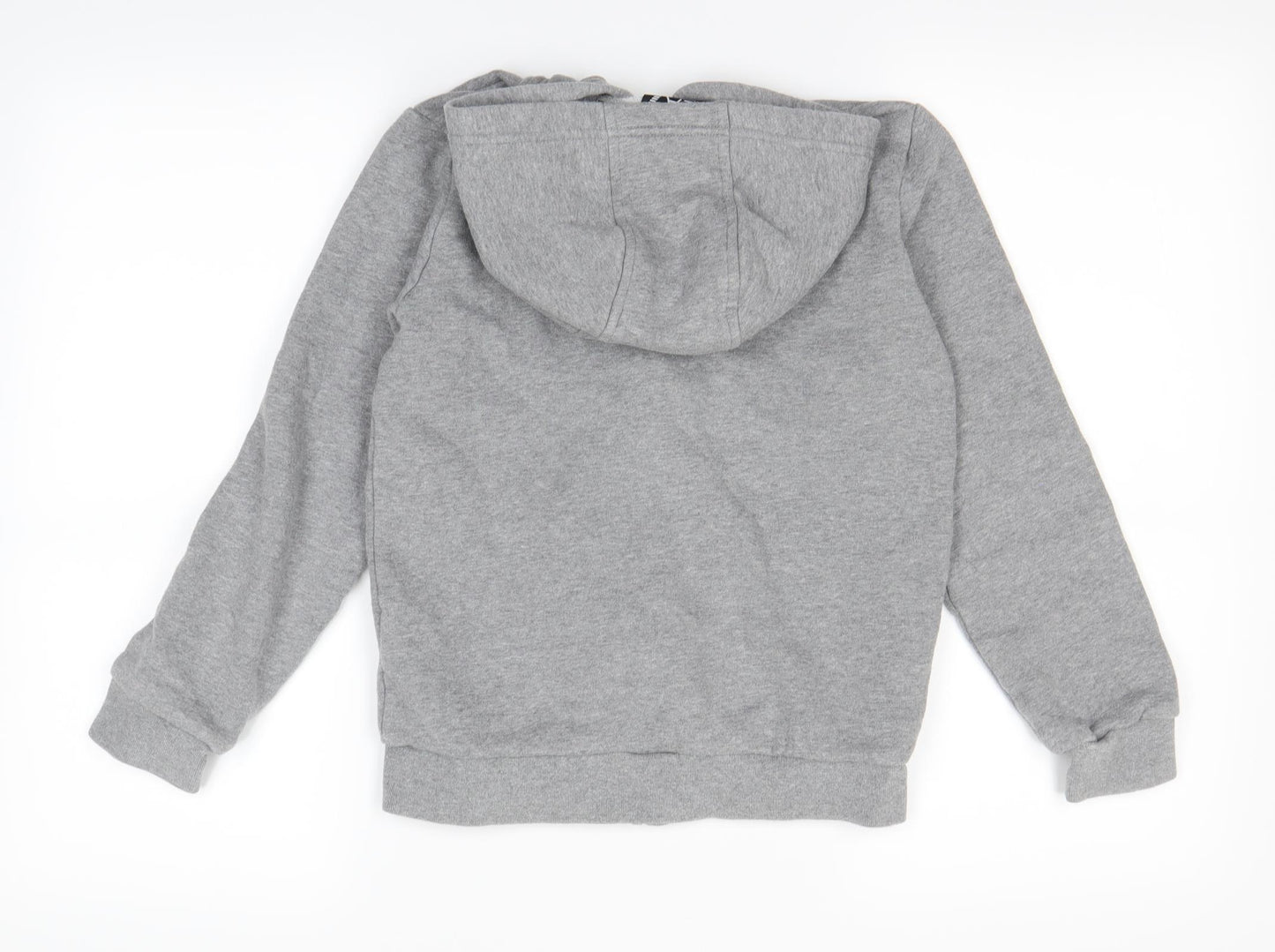 EA7 Girls Grey   Full Zip Hoodie Size 12 Years