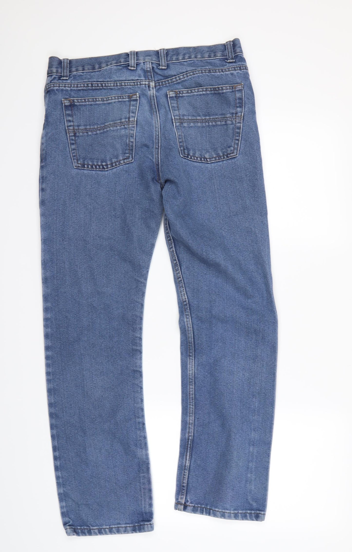 Preworn Womens Blue   Mom Jeans Size 12 L27.5 in