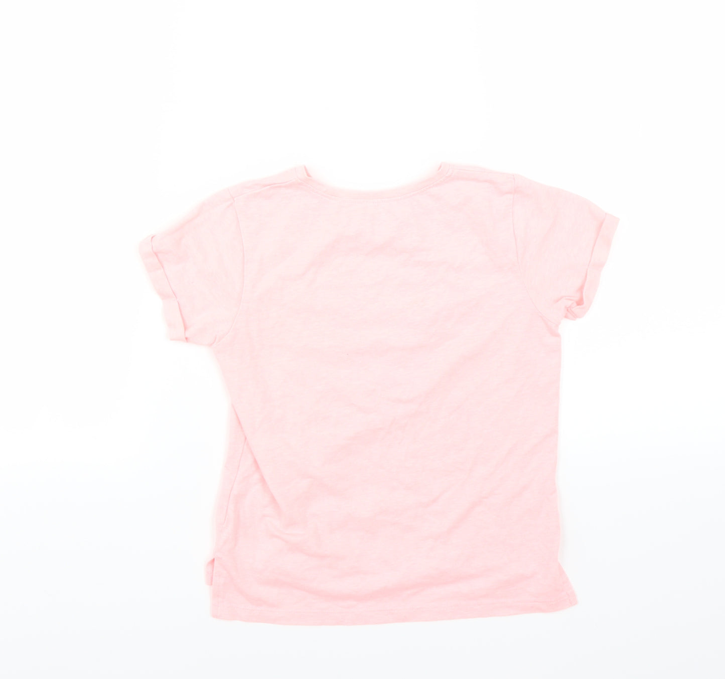 Matalan Girls Pink   Basic T-Shirt Size 6 Years