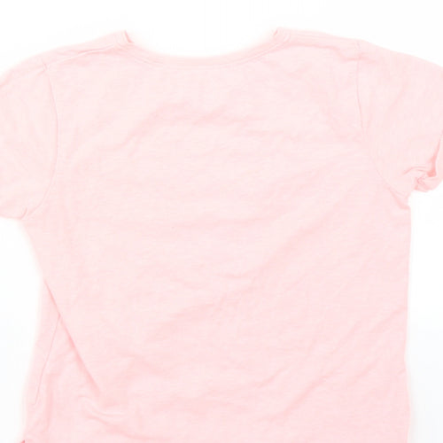 Matalan Girls Pink   Basic T-Shirt Size 6 Years