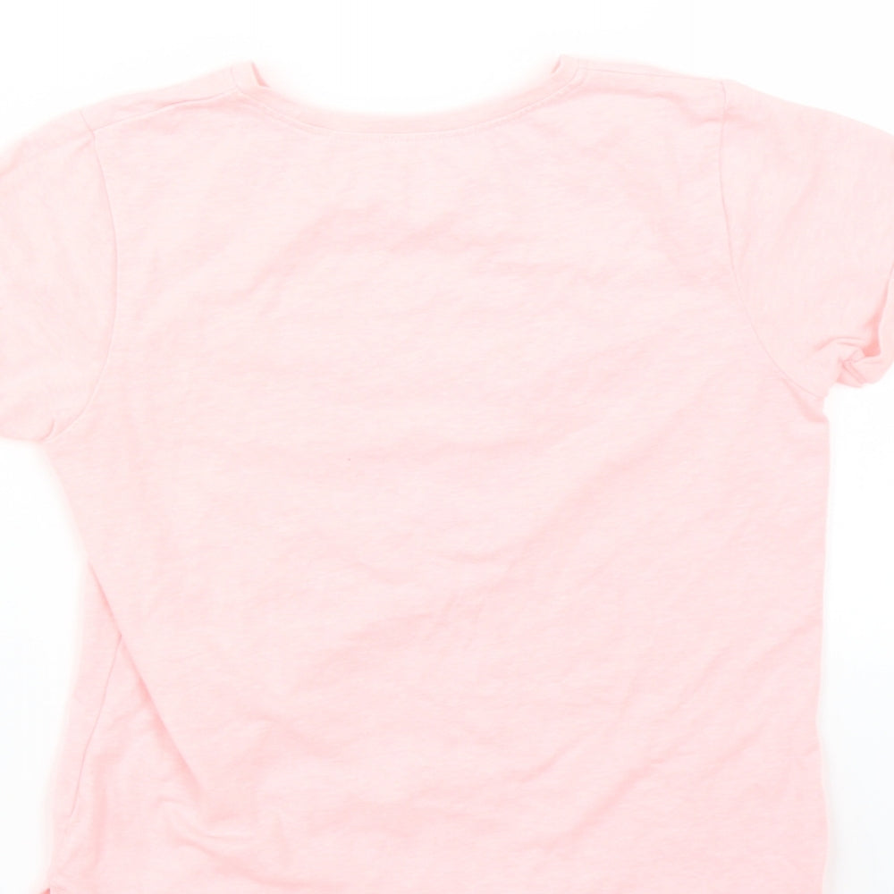 Matalan Girls Pink   Basic T-Shirt Size 6 Years