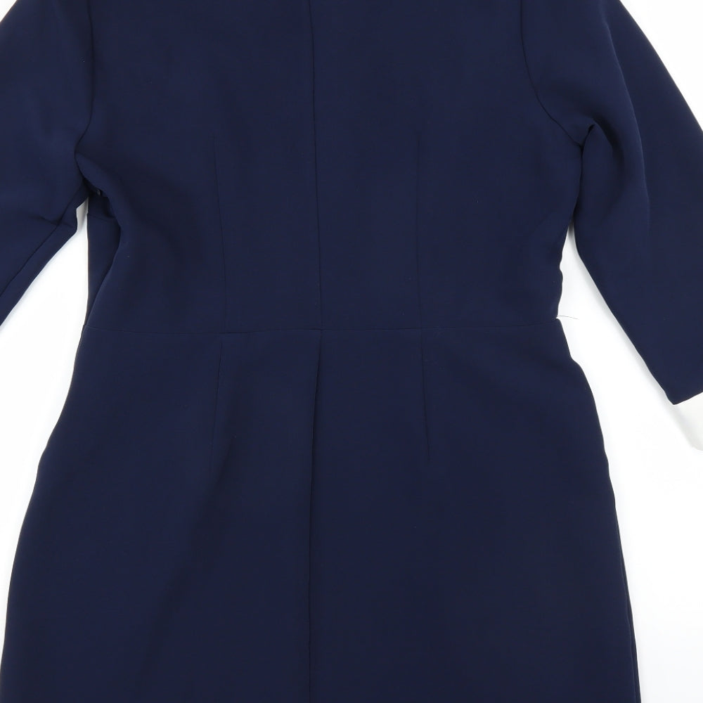 Savida Womens Blue   Shirt Dress  Size M