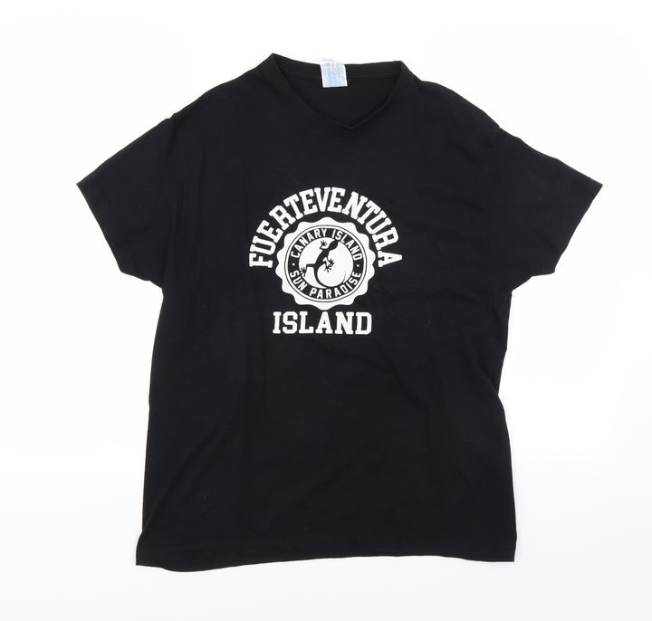JHK Mens Black T-Shirt Size S