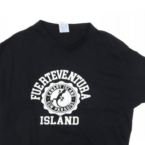 JHK Mens Black    T-Shirt Size S