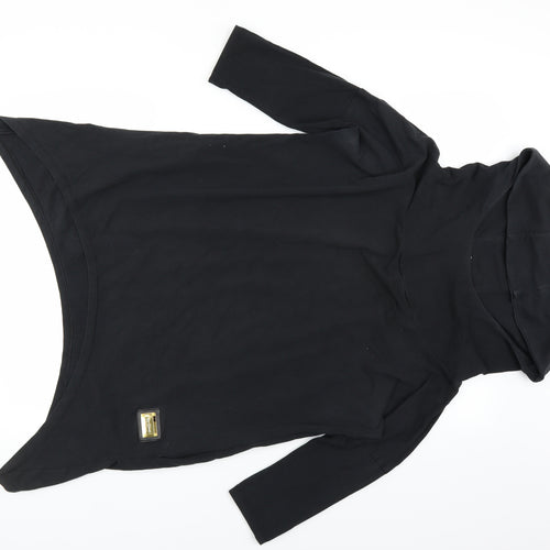 By Dimli Womens Black   Pullover Hoodie
