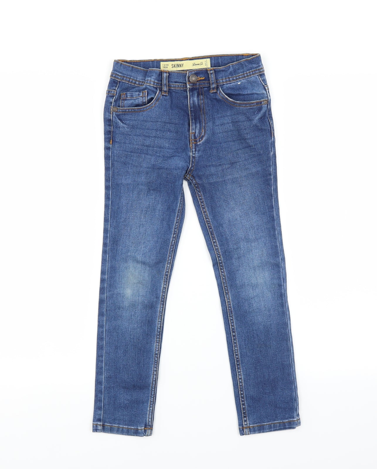 Primark Girls Blue   Skinny Jeans Size 7-8 Years
