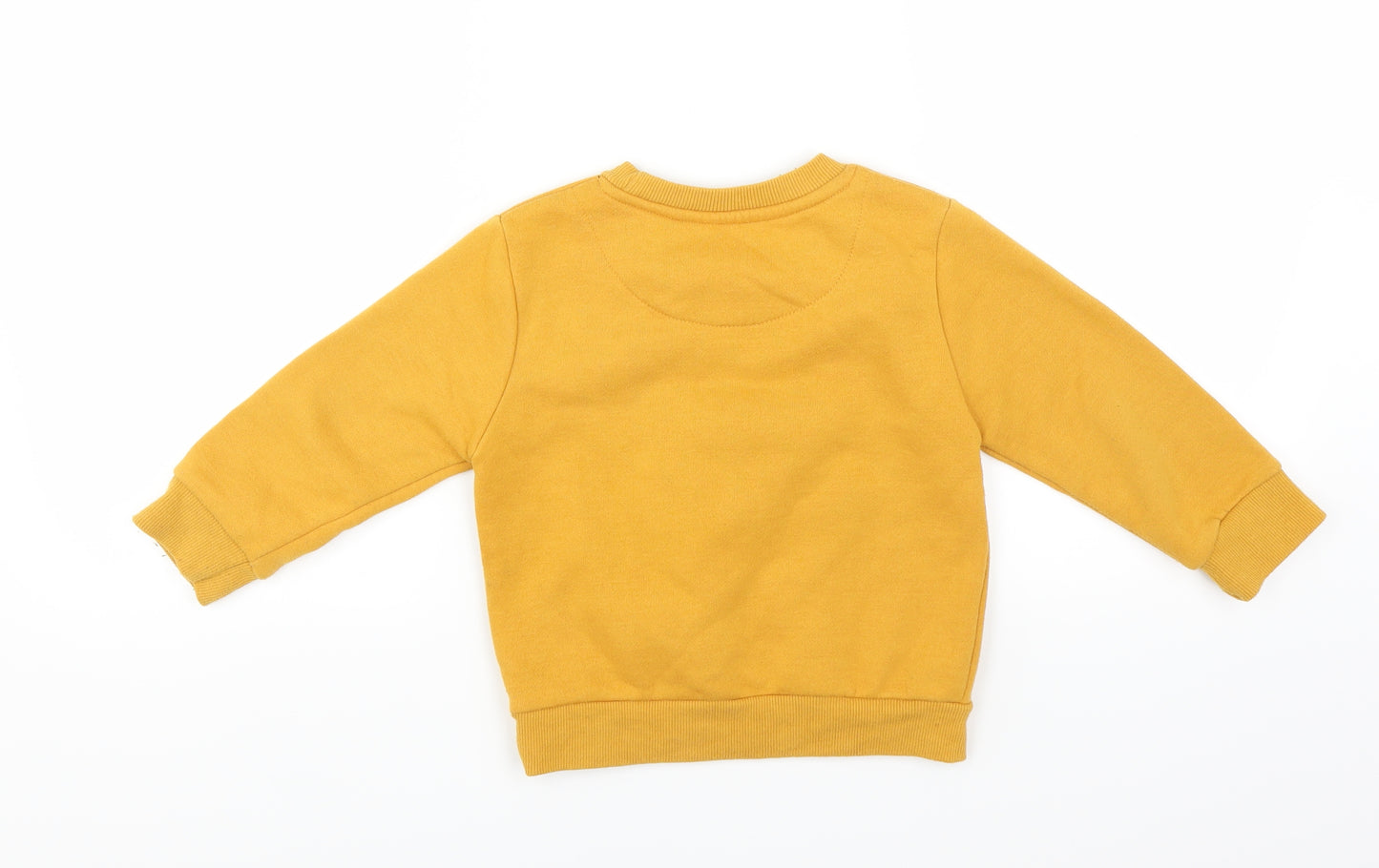 Primark Boys Yellow   Pullover Sweatshirt Size 4-5 Years  - cool kids club