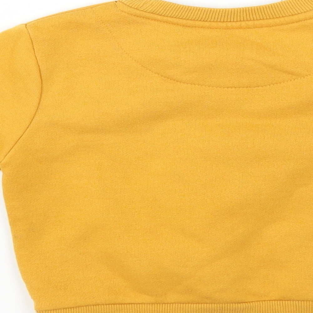 Primark Boys Yellow   Pullover Sweatshirt Size 4-5 Years  - cool kids club