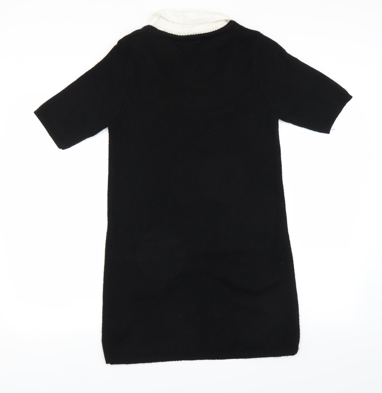 Peacocks Womens Black   Jumper Dress  Size 12