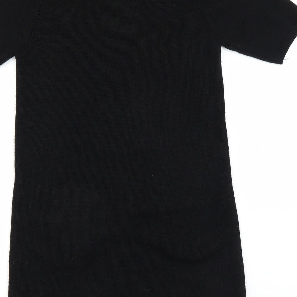 Peacocks Womens Black   Jumper Dress  Size 12
