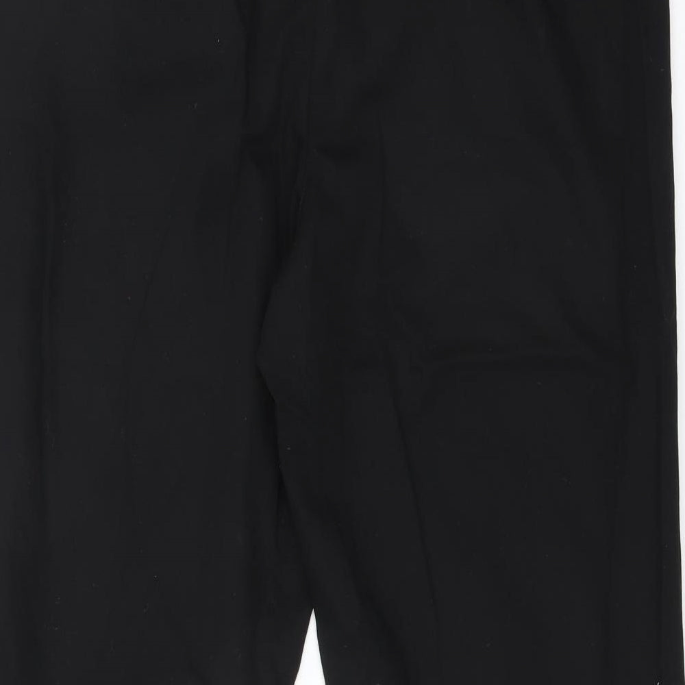 miladys Womens Black   Trousers  Size 16 L23 in