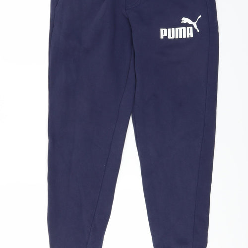 PUMA Mens Blue   Jogger Trousers Size M L29 in