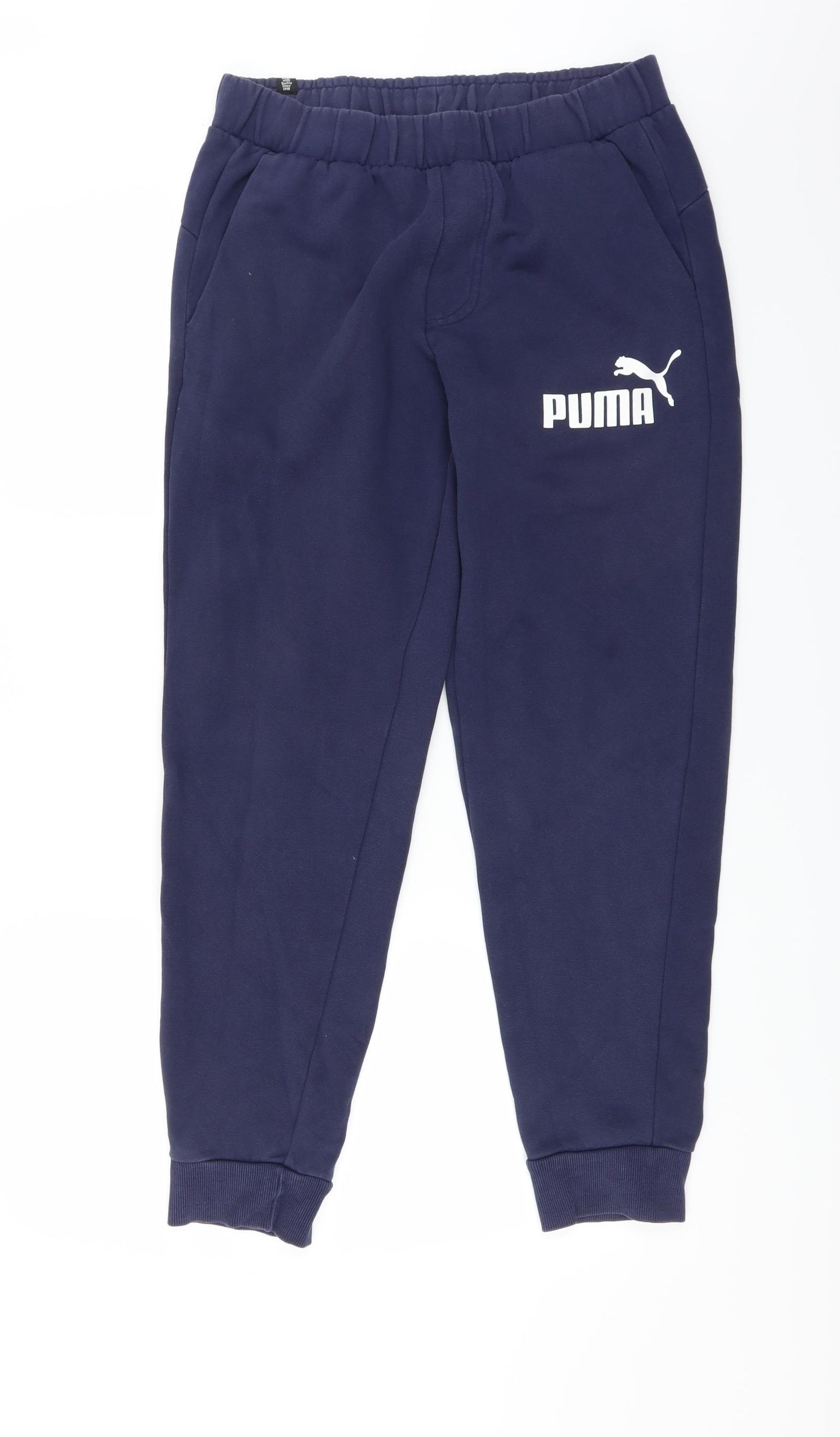 PUMA Mens Blue   Jogger Trousers Size M L29 in