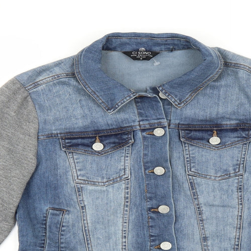 CI SONO Womens Blue   Jacket  Size M