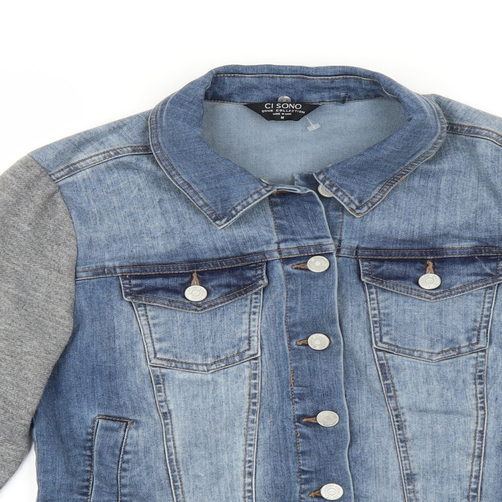 CI SONO Womens Blue   Jacket  Size M