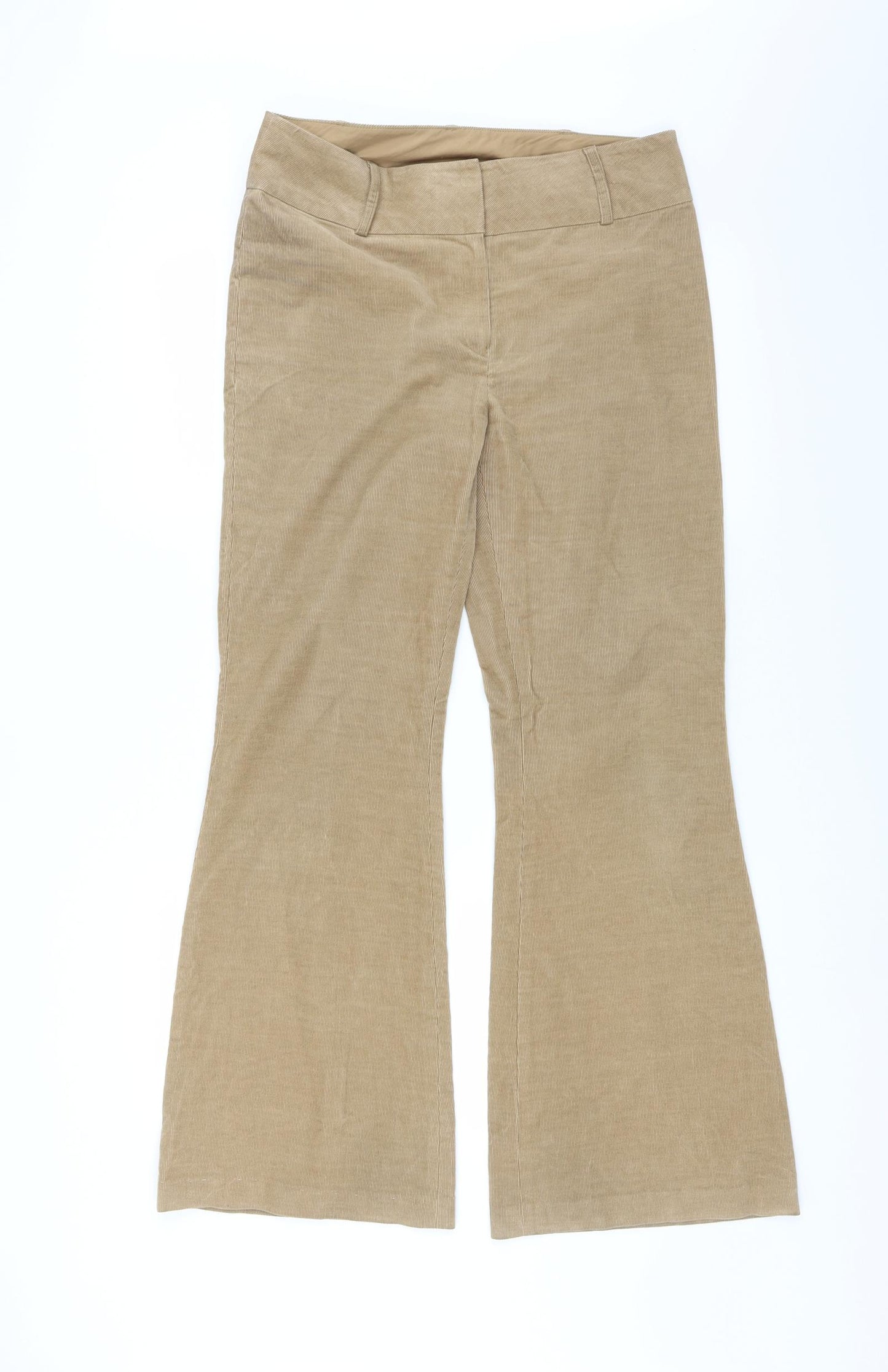 NEXT Womens Brown  Corduroy Trousers  Size 12 L30 in - bootcut