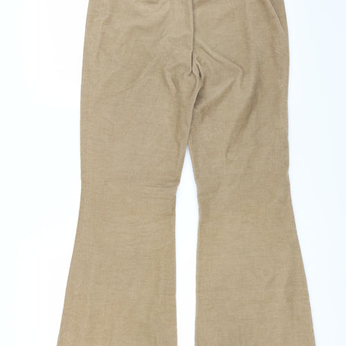 NEXT Womens Brown  Corduroy Trousers  Size 12 L30 in - bootcut