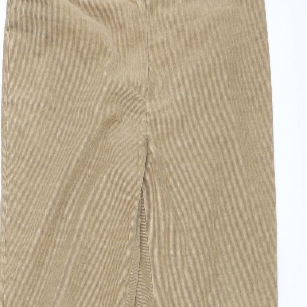 NEXT Womens Brown  Corduroy Trousers  Size 12 L30 in - bootcut