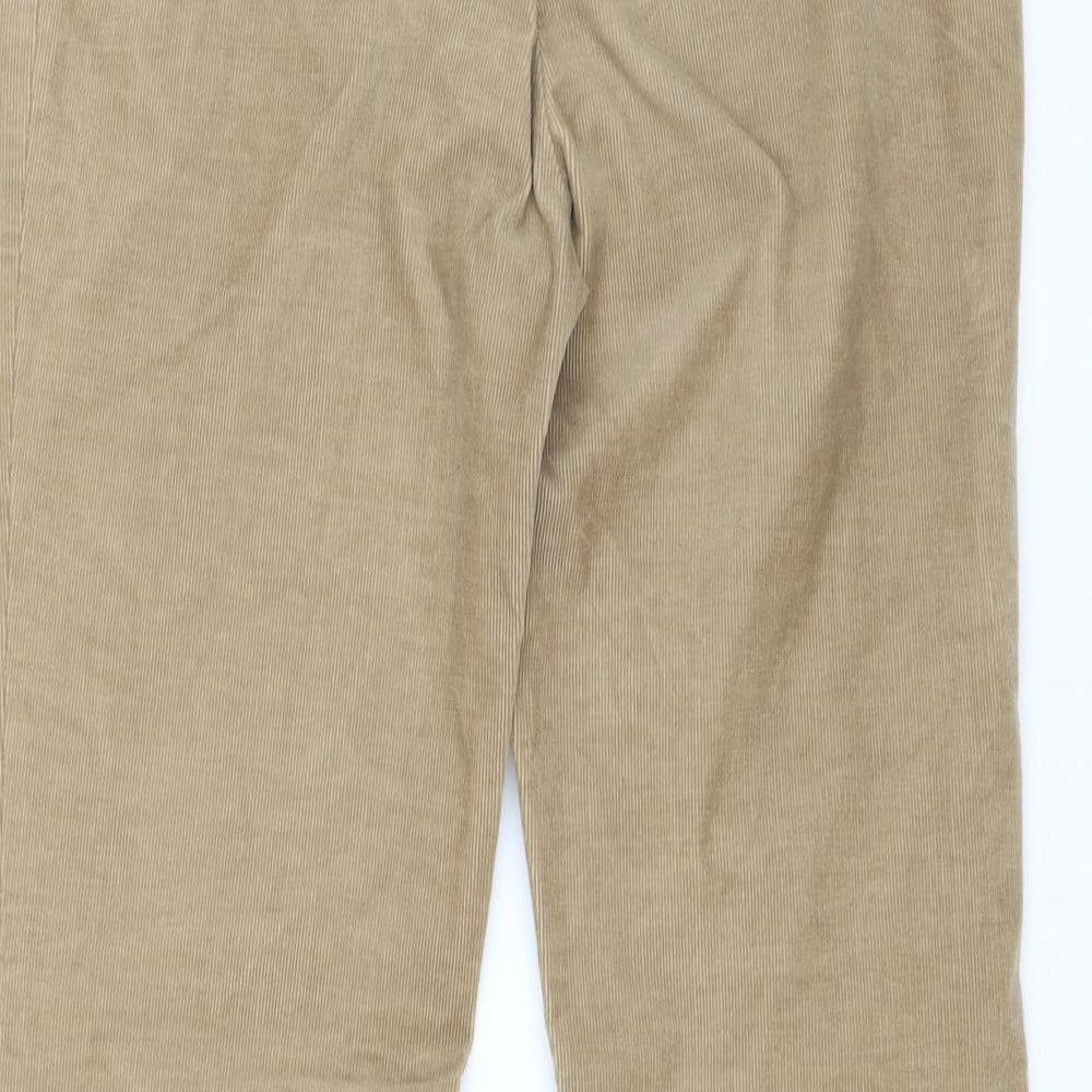 NEXT Womens Brown  Corduroy Trousers  Size 12 L30 in - bootcut