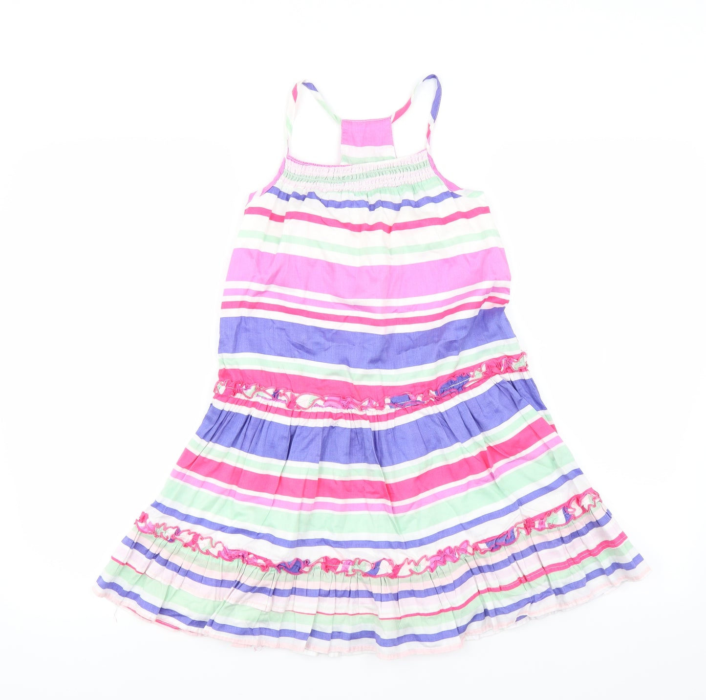 Jasper Conran Girls Multicoloured Striped  Trapeze & Swing  Size 10 Years