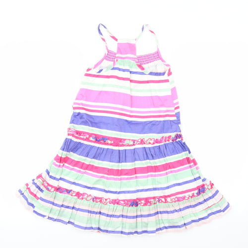 Jasper Conran Girls Multicoloured Striped  Trapeze & Swing  Size 10 Years