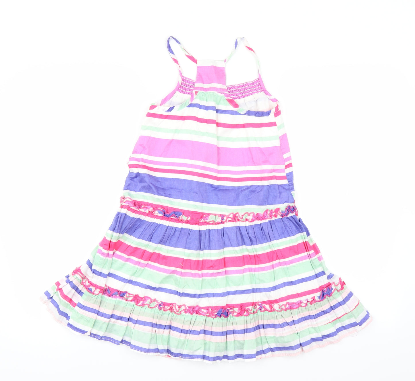 Jasper Conran Girls Multicoloured Striped  Trapeze & Swing  Size 10 Years