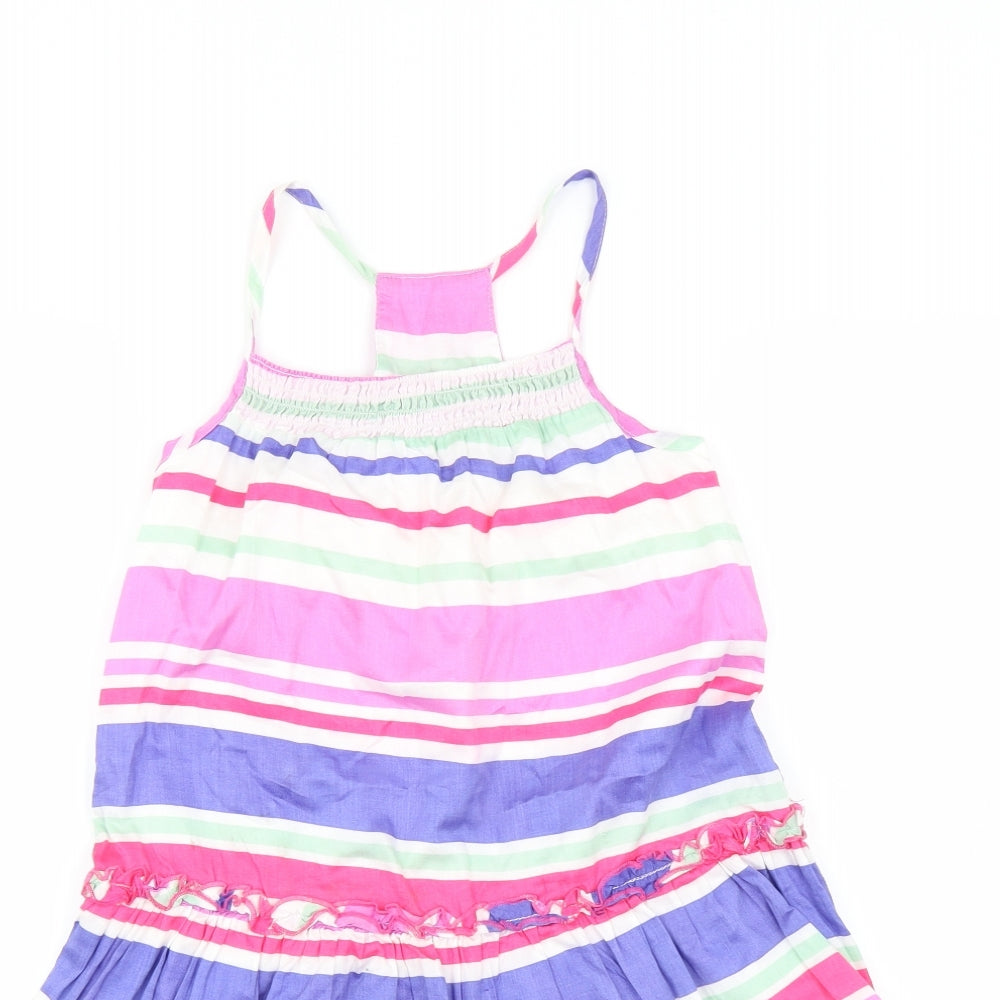 Jasper Conran Girls Multicoloured Striped  Trapeze & Swing  Size 10 Years