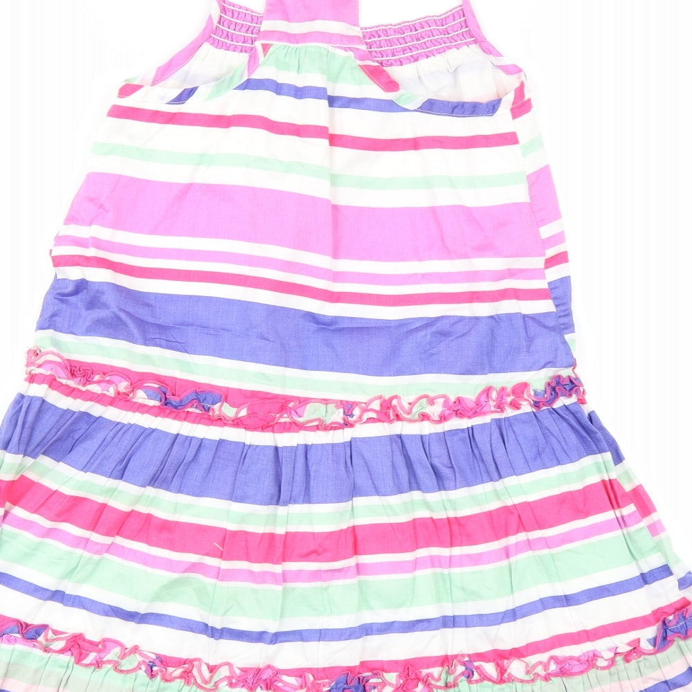 Jasper Conran Girls Multicoloured Striped  Trapeze & Swing  Size 10 Years