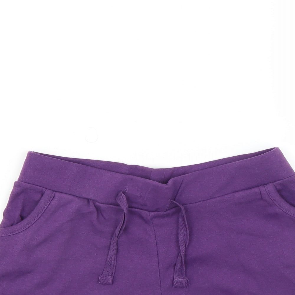 Noroze Girls Purple   Sweat Shorts Size 13 Years