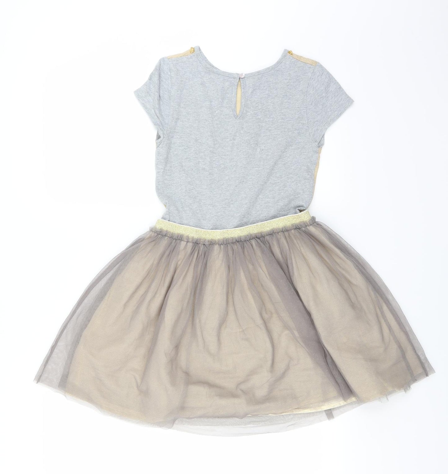 Monsoon Girls Grey   Tutu Dress  Size 9-10 Years