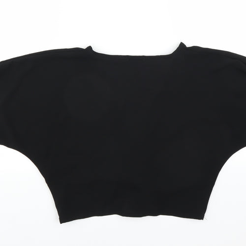 PRETTYLITTLETHING Womens Black   Basic Blouse Size 8
